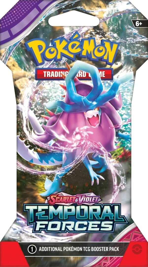 pokémon tcg – temporal forces sleeved booster pack pokémon tcg – temporal forces sleeved booster pack