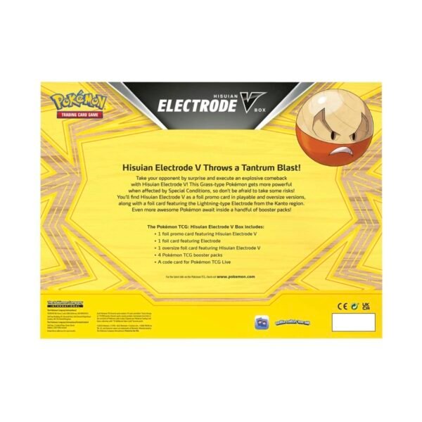 pokémon tcg – hisuian electrode v box (engels)
