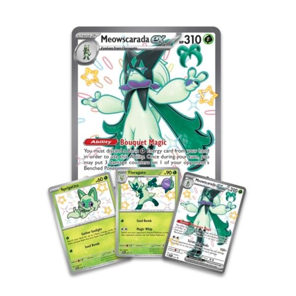 pokémon tcg – paldean fates: meowscarada ex premium collection pokémon tcg – paldean fates: meowscarada ex premium collection