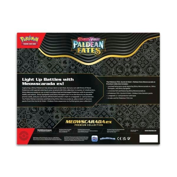 pokémon tcg – paldean fates: meowscarada ex premium collection pokémon tcg – paldean fates: meowscarada ex premium collection