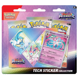 pokémon tcg – prismatic evolutions: sylveon tech sticker collection