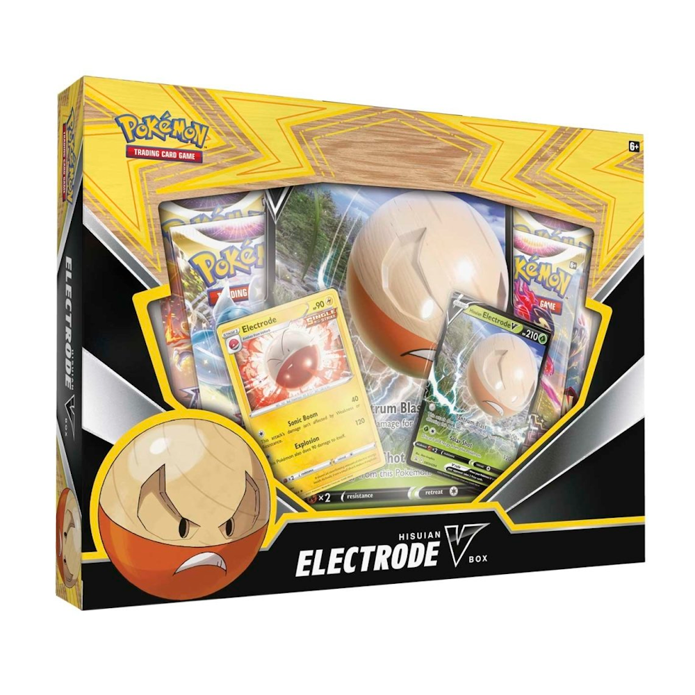 pokémon tcg – hisuian electrode v box (engels)