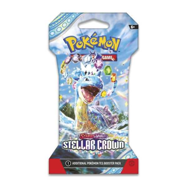pokémon tcg – scarlet & violet stellar crown sleeved booster
