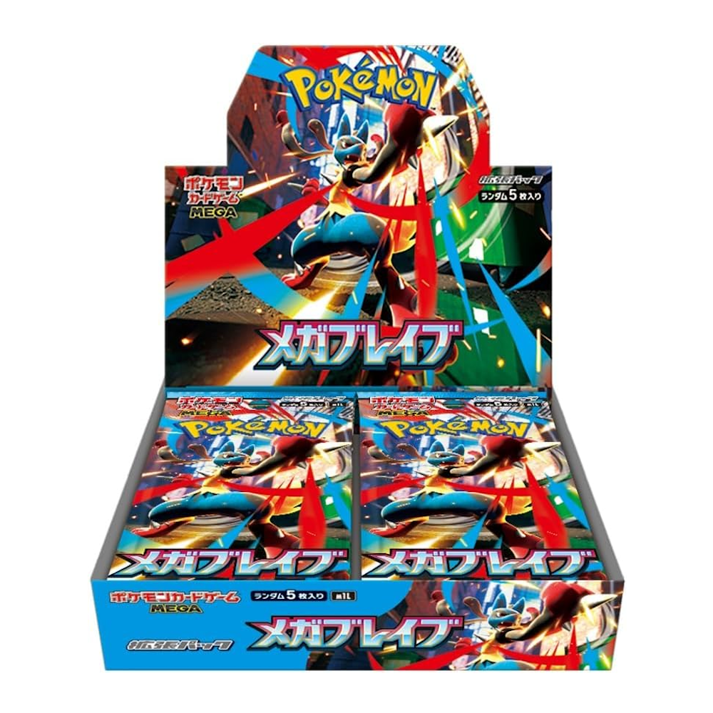 pokémon mega brave booster box japans pokémon mega brave booster box japans