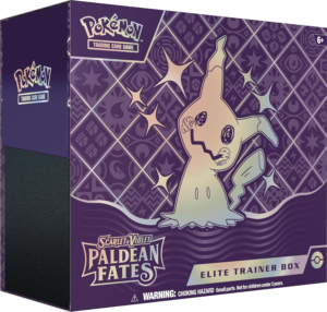pokémon tcg – paldean fates elite trainer box