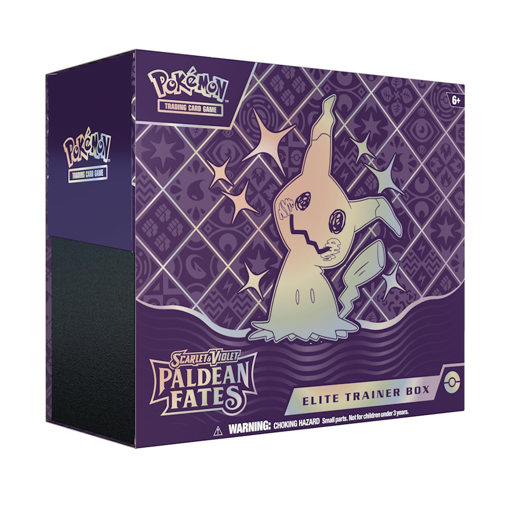 pokémon tcg – paldean fates elite trainer box
