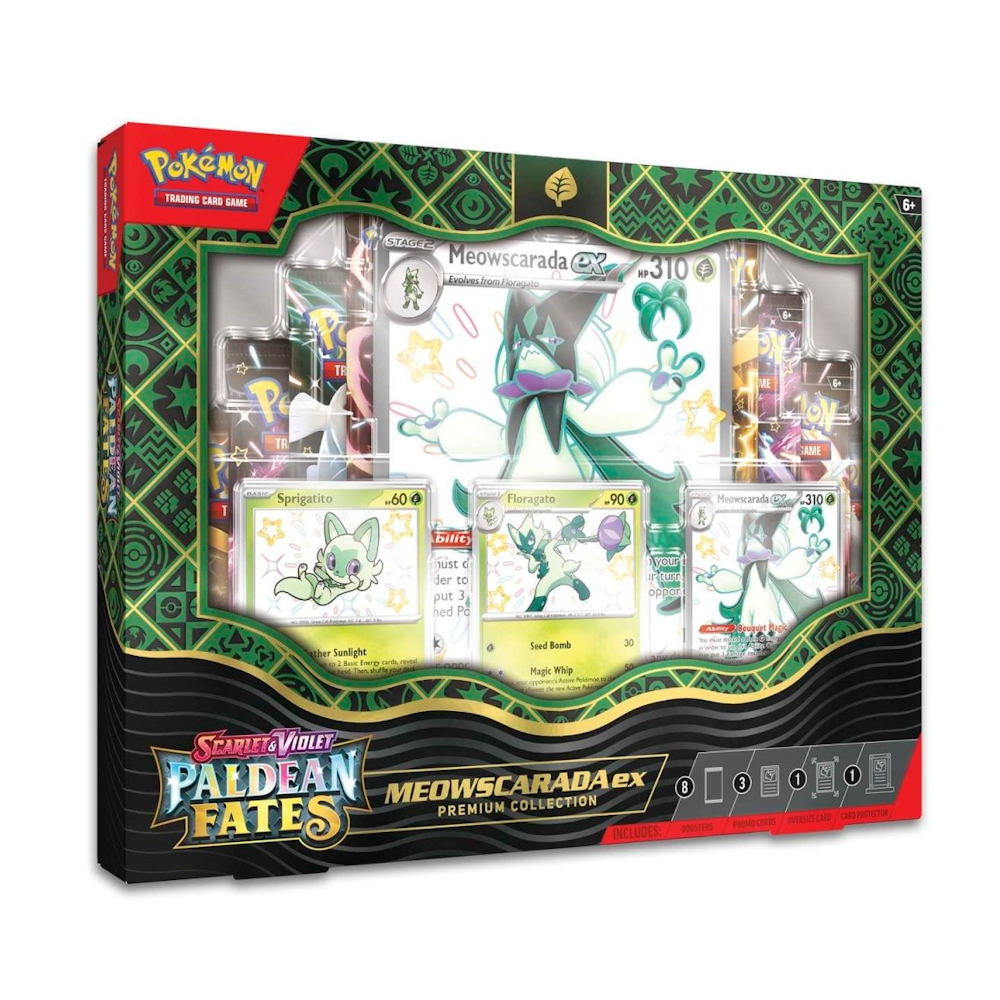 pokémon tcg – paldean fates: meowscarada ex premium collection pokémon tcg – paldean fates: meowscarada ex premium collection