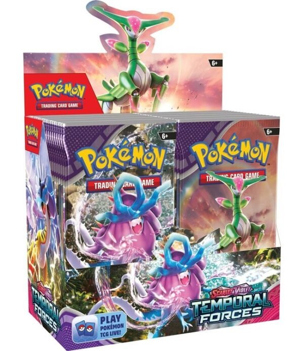 pokémon tcg – temporal forces booster box (engels) pokémon tcg – temporal forces booster box (engels)