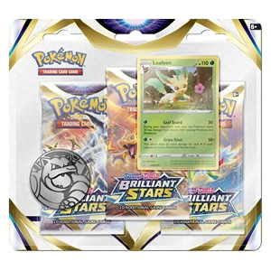 brilliant stars: leafeon 3 pack blister brilliant stars: leafeon 3 pack blister