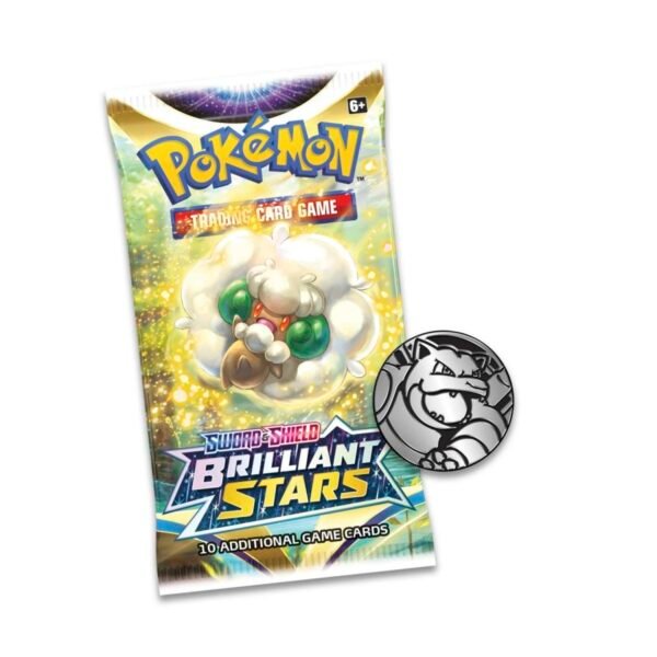 pokémon brilliant stars leafeon 3 pack blister