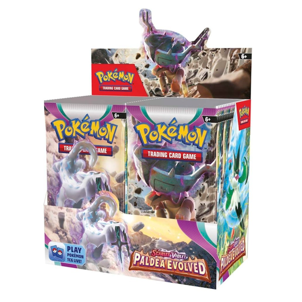 pokémon paldea evolved booster box