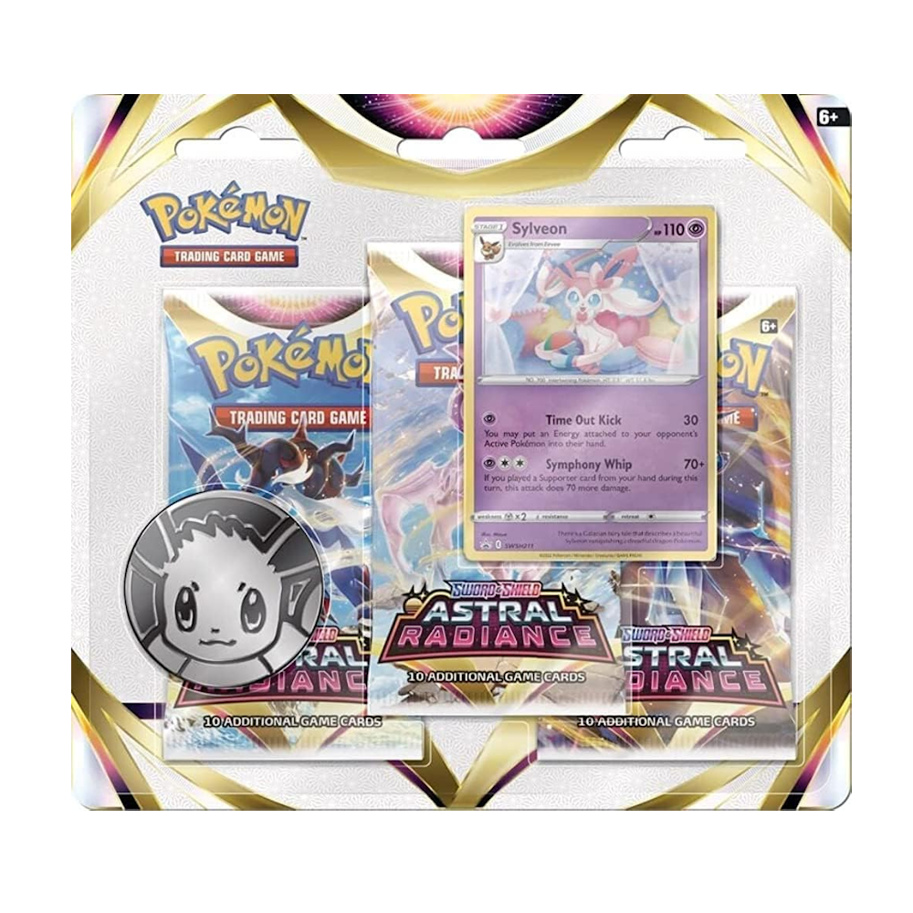 pokémon tcg – astral radiance: sylveon 3 pack blister pokémon tcg – astral radiance: sylveon 3 pack blister