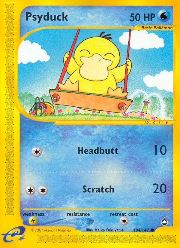 Psyduck #104 Pokemon Aquapolis