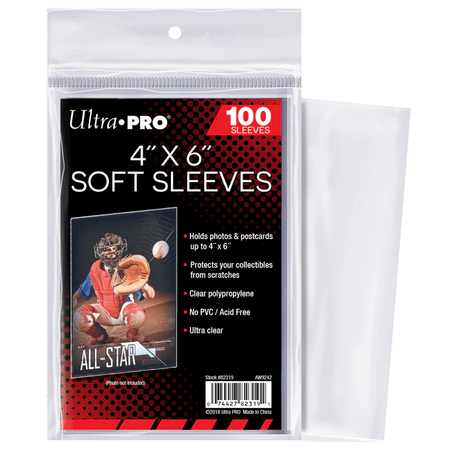 Home 4 x 6 soft sleeves 100ct 900710