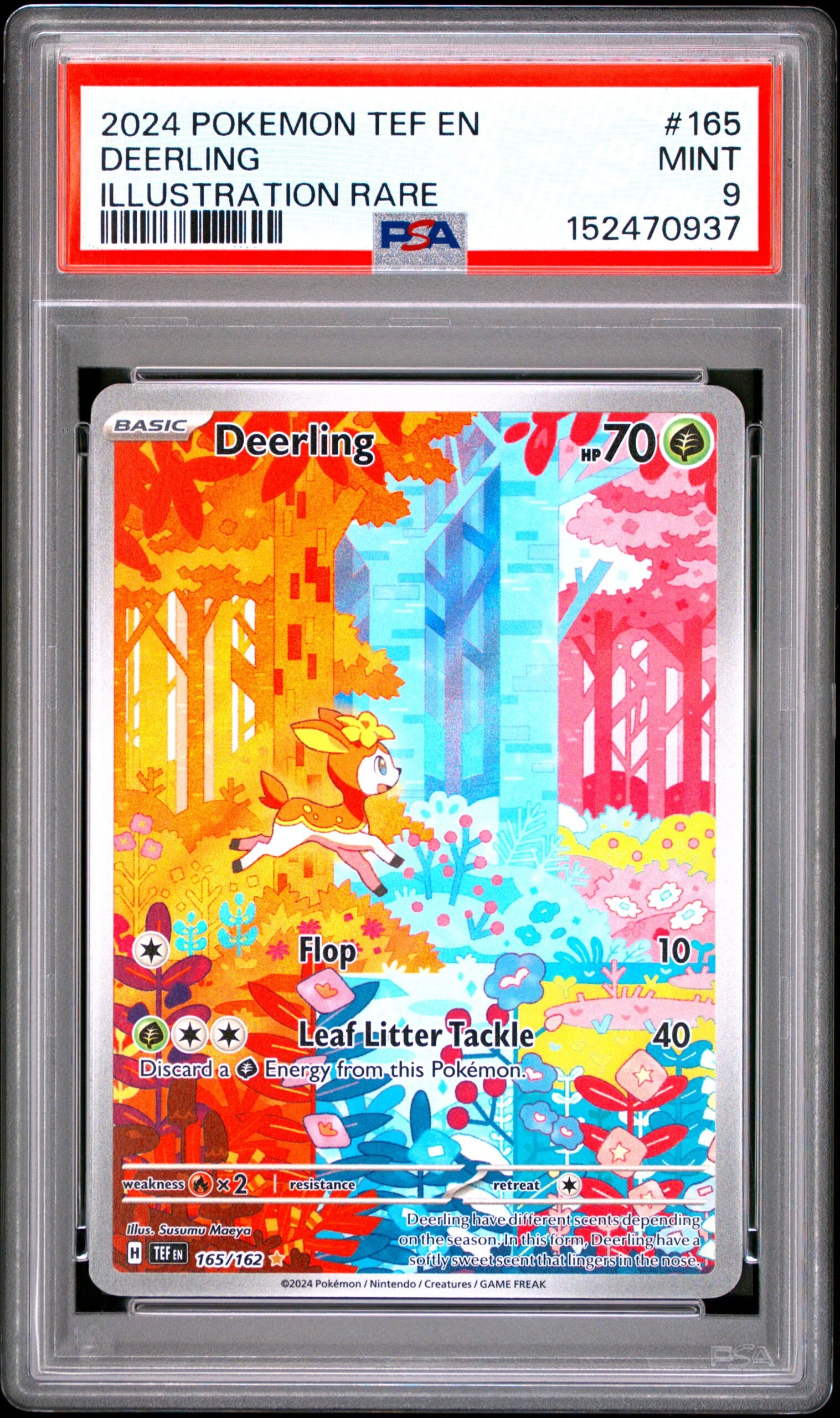 pokémon deerling #165 temporal forces tef psa 9 pokémon deerling #165 temporal forces tef psa 9