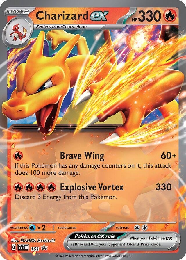 pokémon charizard ex #161 svp promo nm pokémon charizard ex #161 svp promo nm