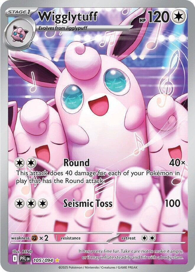 pokémon wigglytuff #105 phantasmal flames pfl nm pokémon wigglytuff #105 phantasmal flames pfl nm