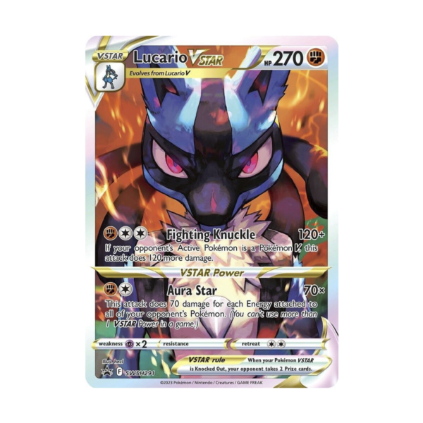 pokémon lucario vstar #291 promo nm